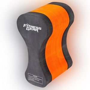 Fitness Gear Kids Swim Pull Buoy Training Aid - Black and Orange